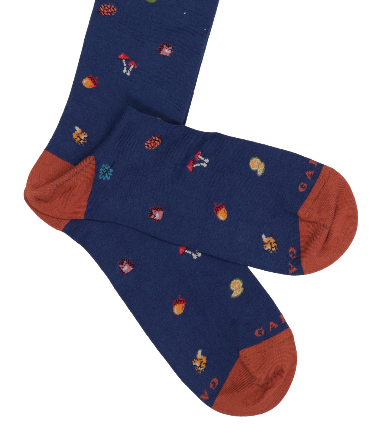 Gallo | Undergrowth Patterned Socks Navy Blue