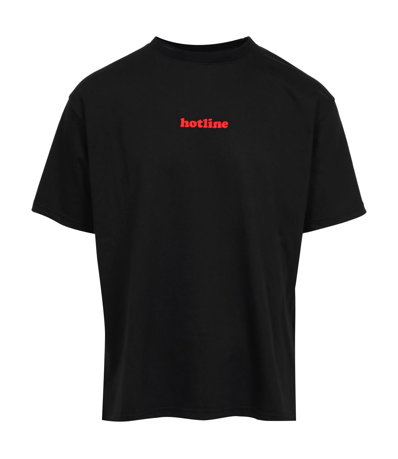 GCDS | Black Hotline T-Shirt