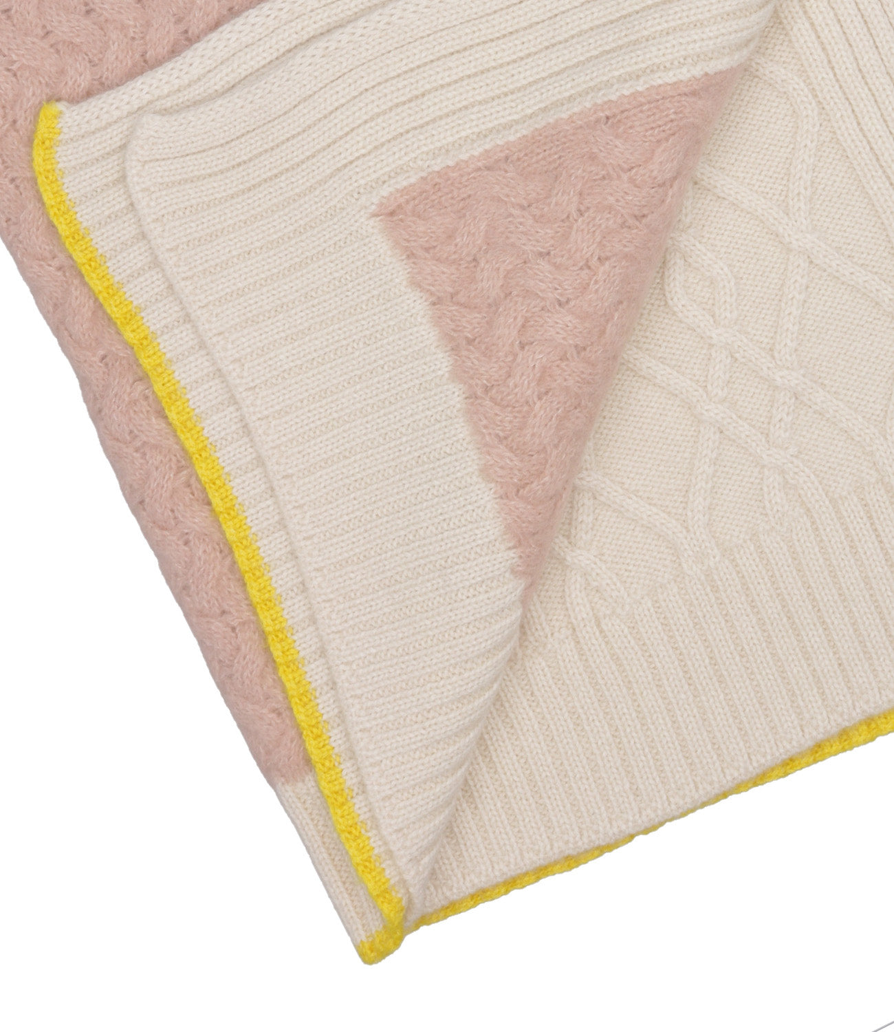 Gensami | Coperta Gens Rosa antico e Latte