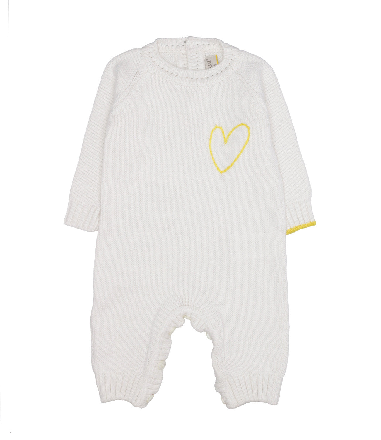 Gensami | Baby Heart romper Milk White