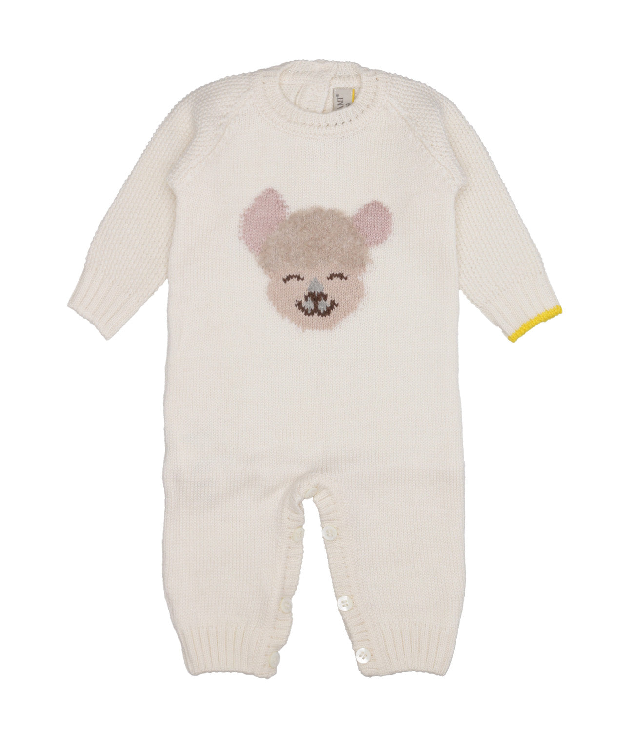 Gensami | Alpachin Sleepsuit Ivory and Pink