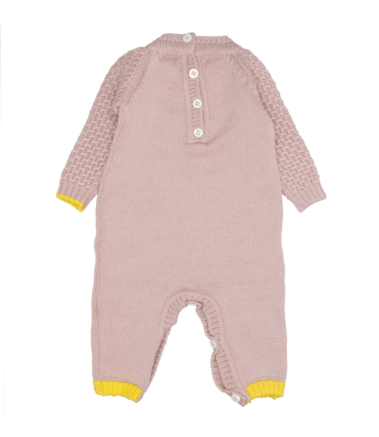 Gensami | Honeycomb Knit Sleepsuit Antique Pink