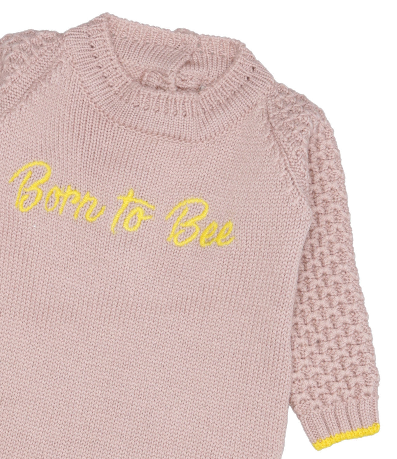 Gensami | Honeycomb Knit Sleepsuit Antique Pink