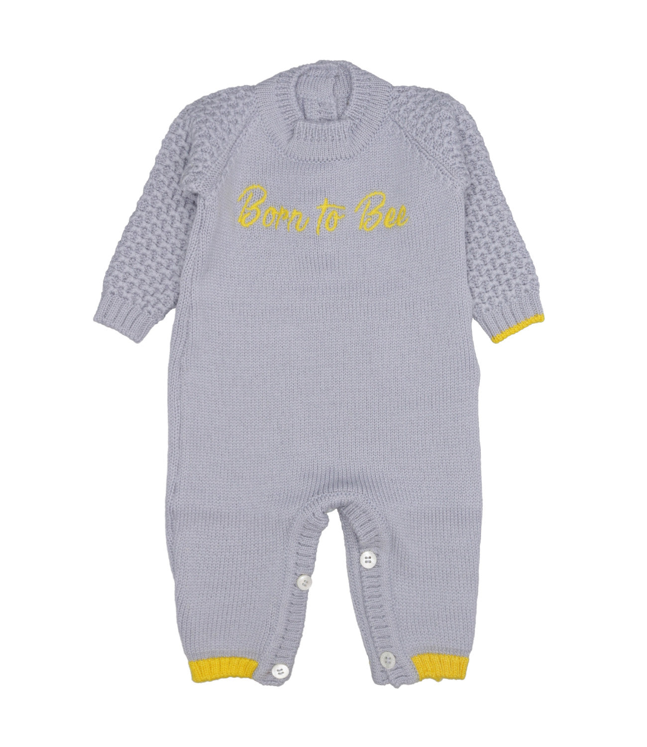 Gensami | Honeycomb Knit Sleepsuit Powder