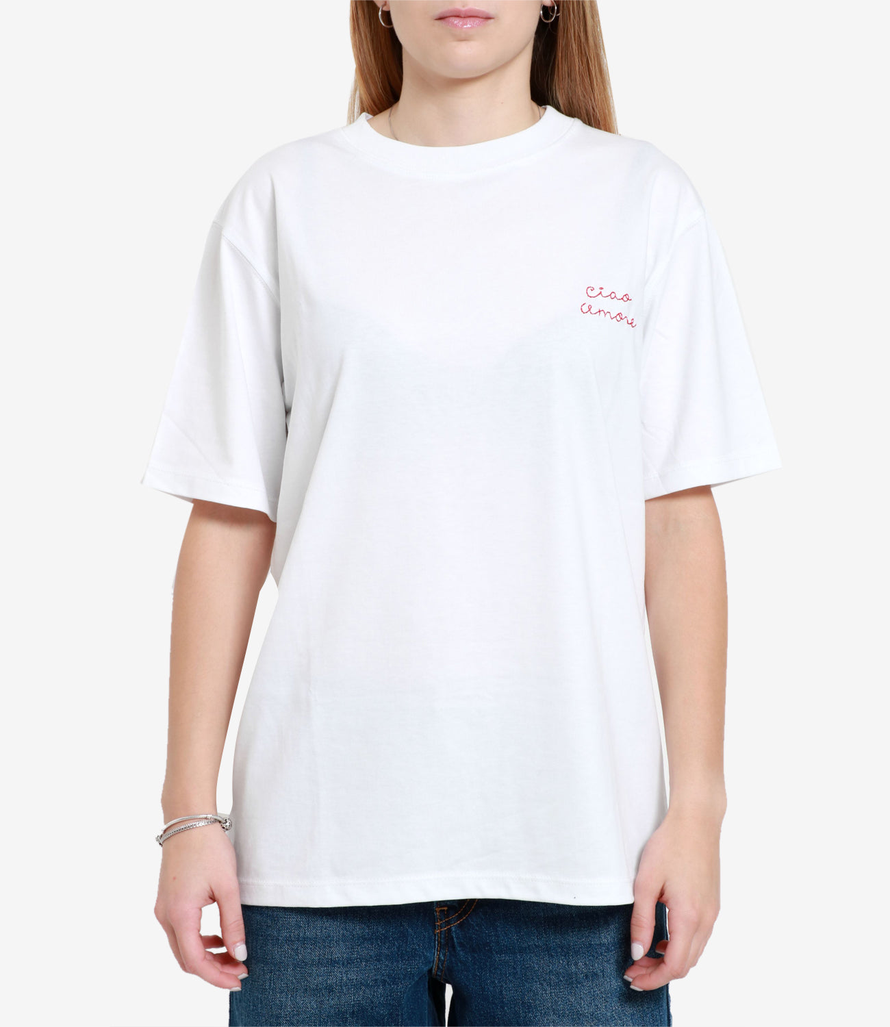 Giada Benincasa | T-Shirt Small logo Bianco