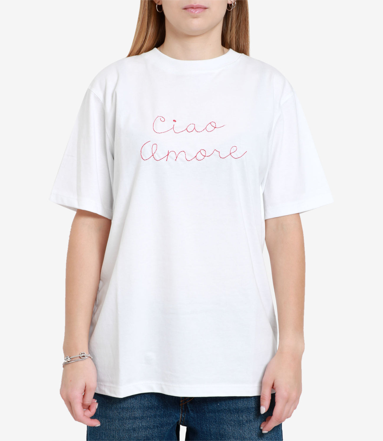 Giada Benincasa | T-Shirt Big logo Bianco