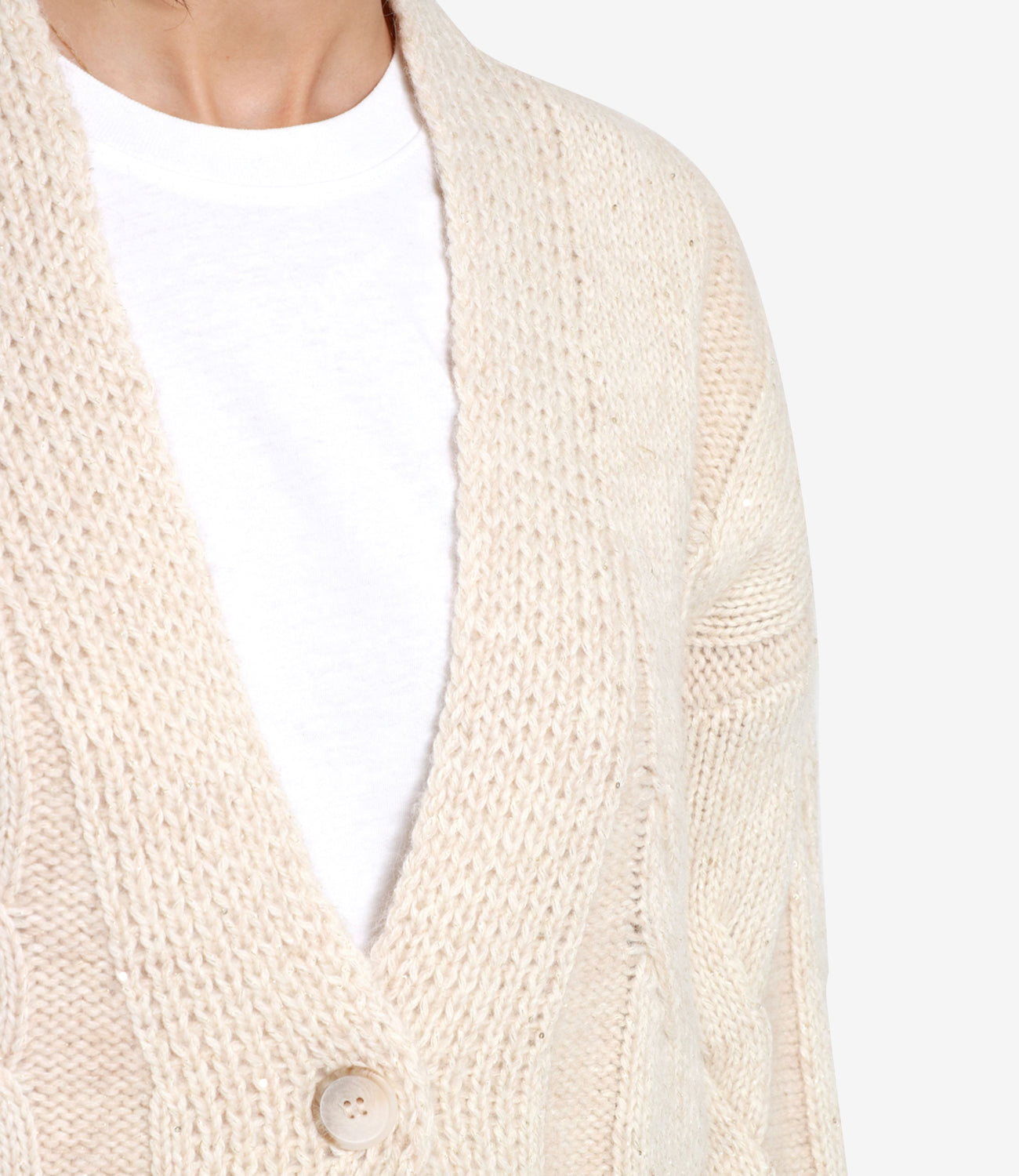 Gran Sasso | Cream Cardigan