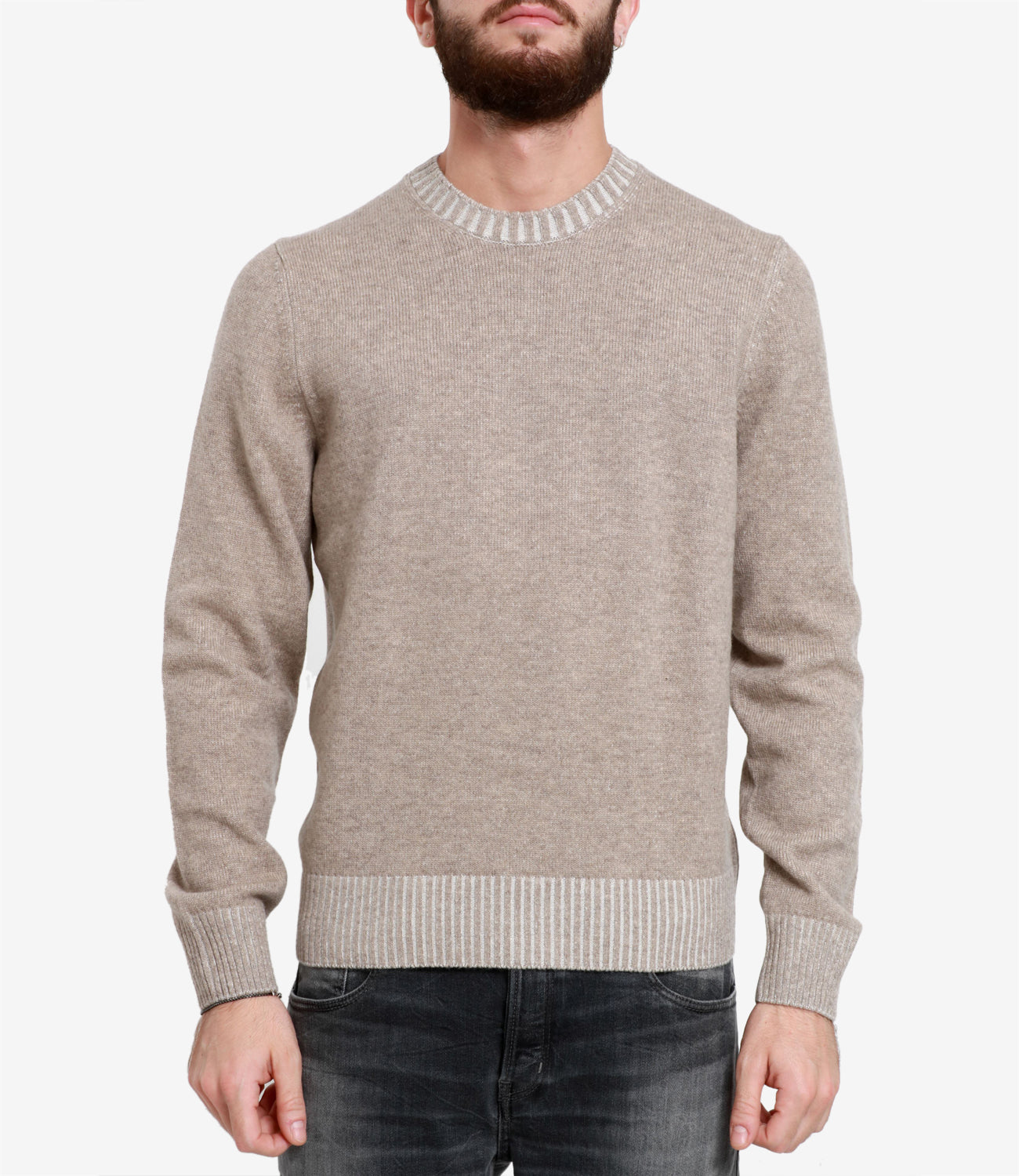 Gran Sasso | Maglia Beige e Sabbia