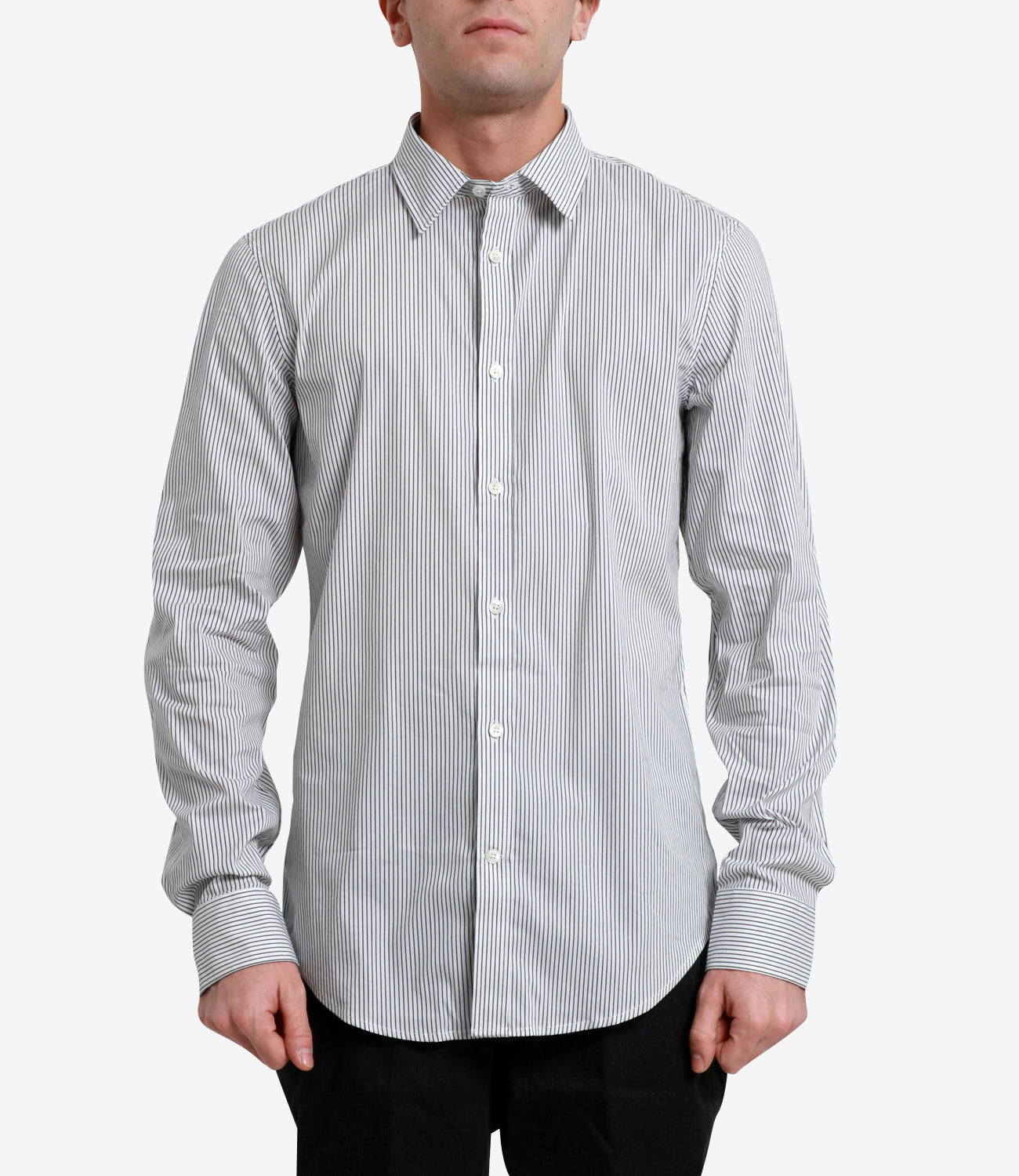 Grifoni | Camicia Bianco e Grigio