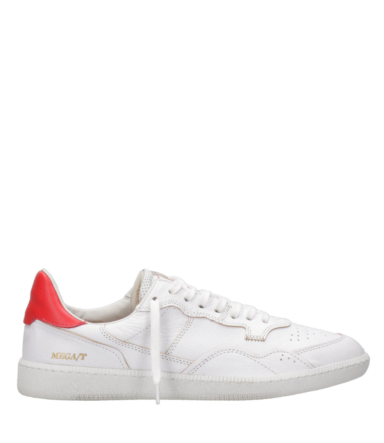 Hidnander | Mega T Sneakers White and Red