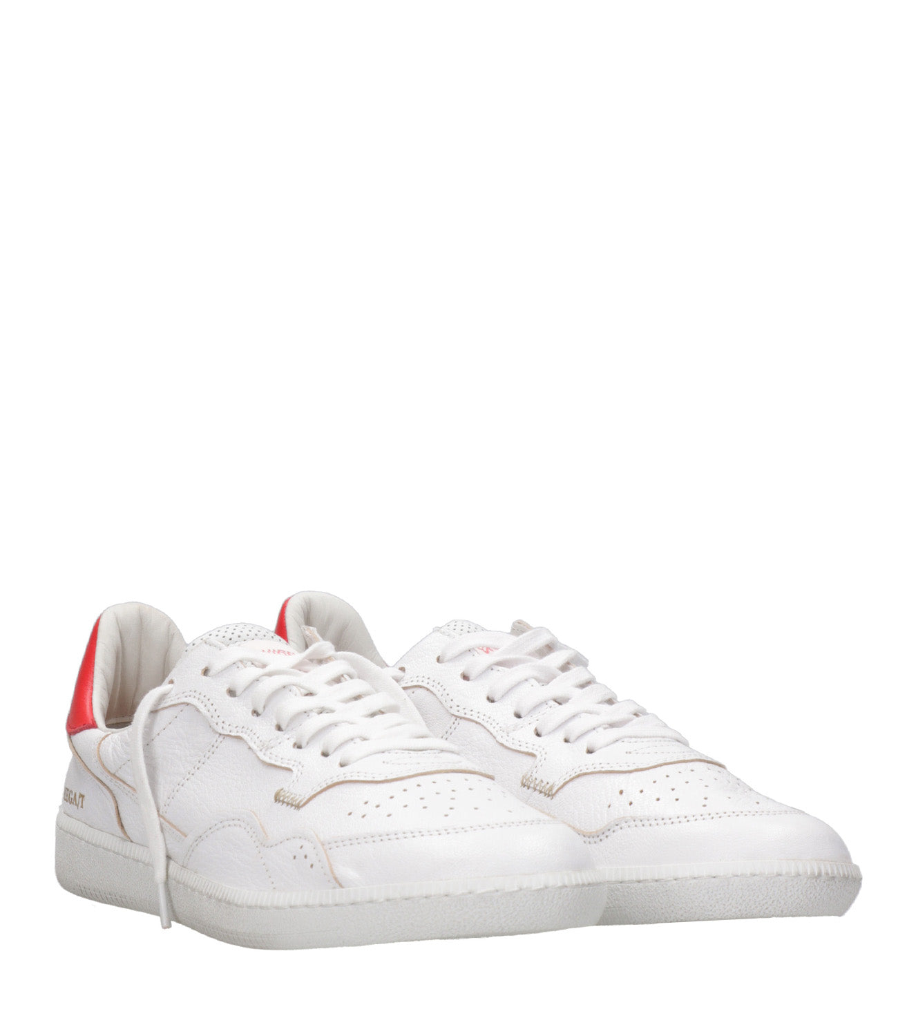 Hidnander | Mega T Sneakers White and Red