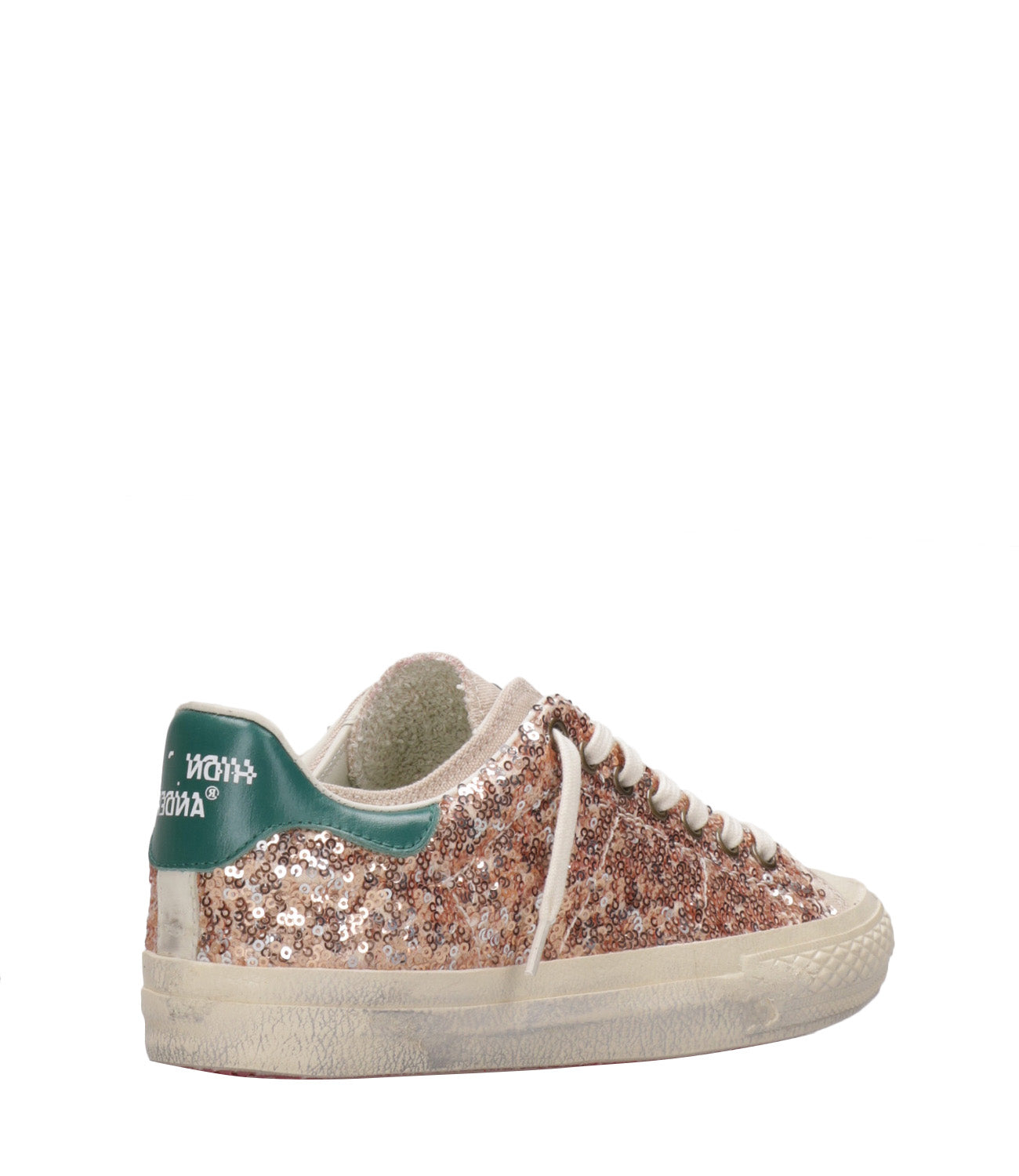 Hidnander | Sneakers Starless Low Sabbia e Oro