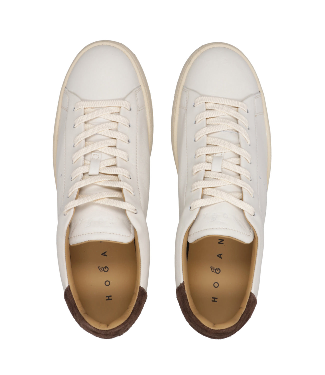 Hogan | Sneakers H672 Bianco e Marrone