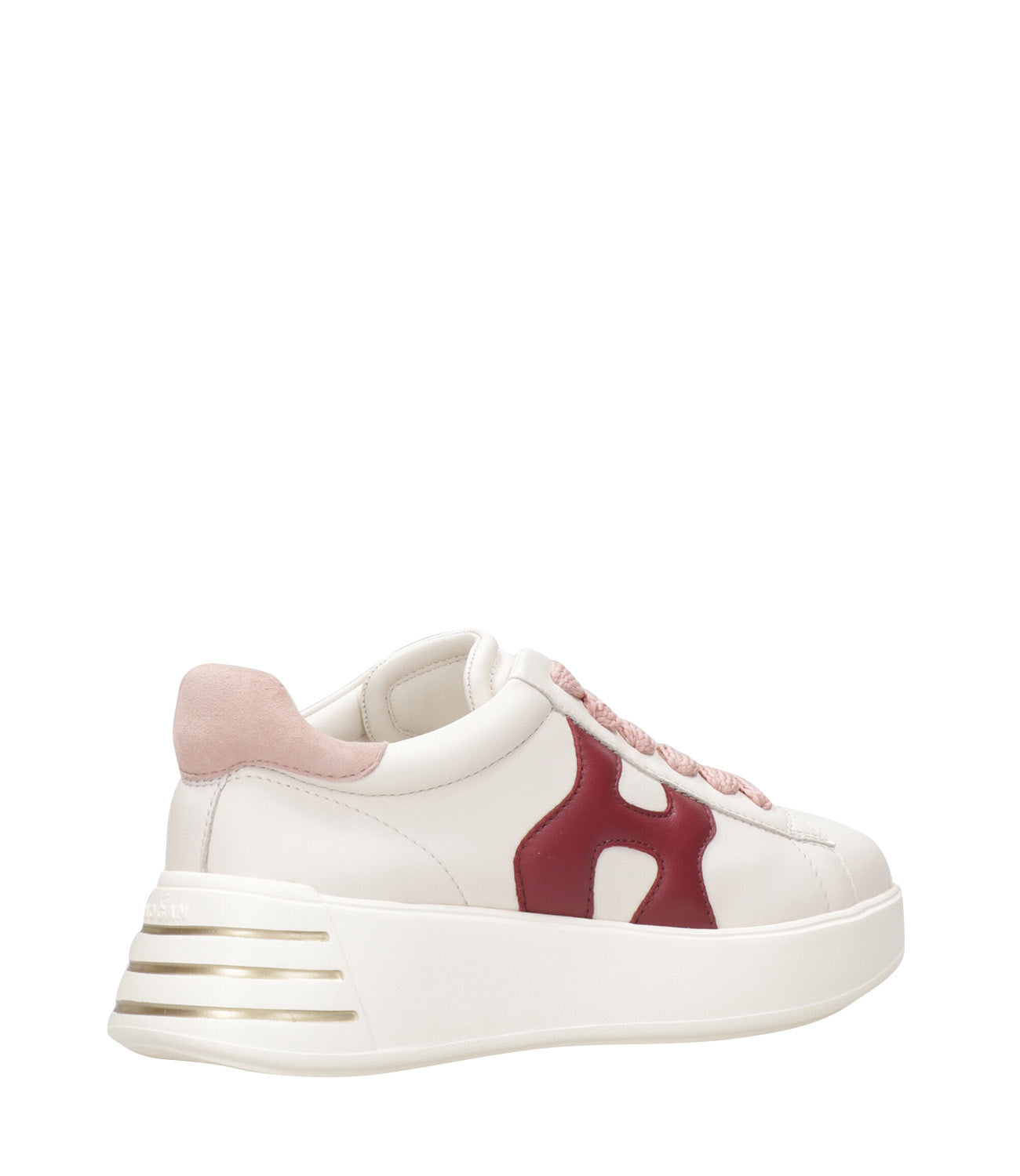 Hogan | Sneakers Rebel H564 Avorio e Rosa