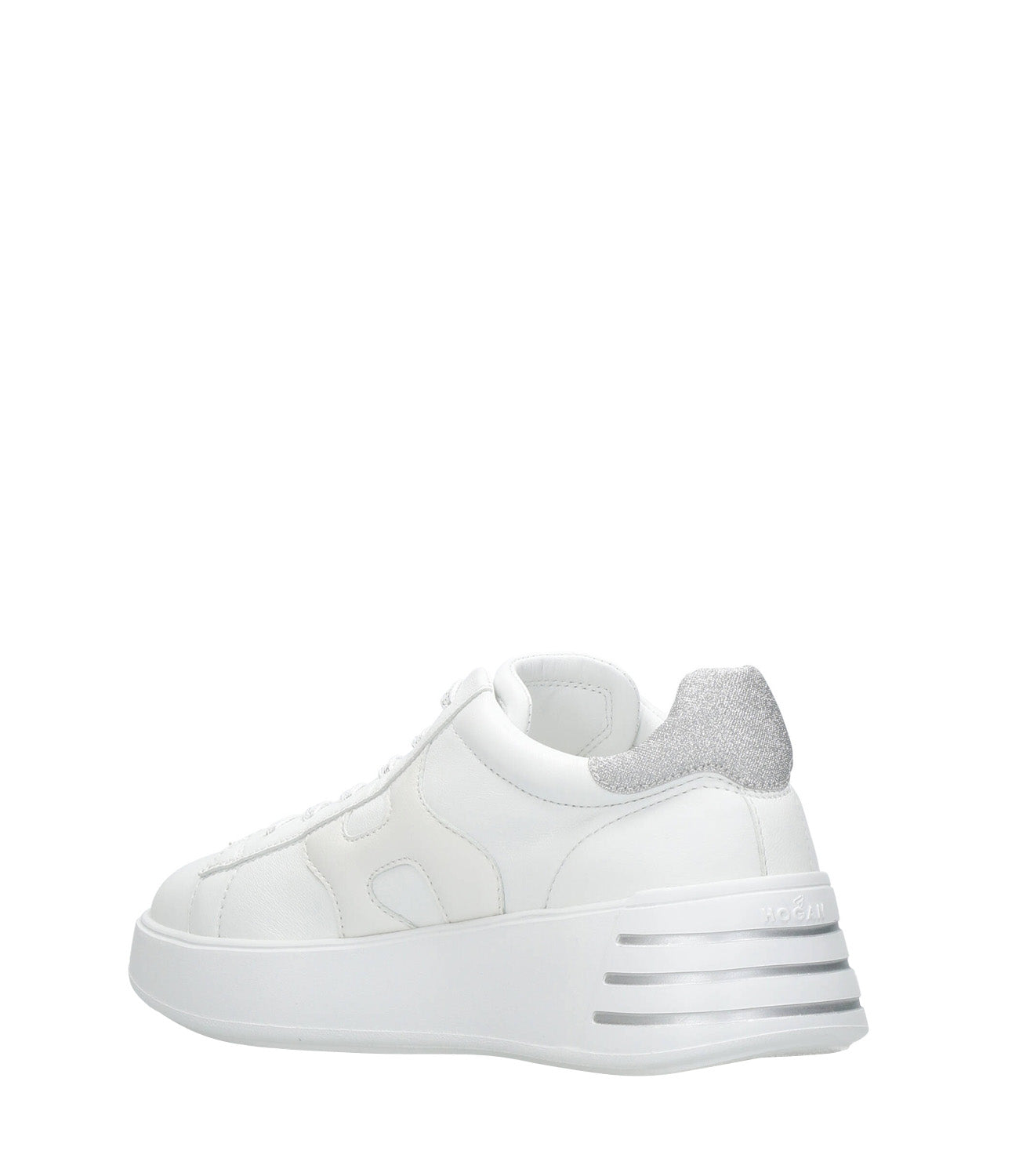 Hogan | Sneakers Rebel H564 Bianco ed Argento