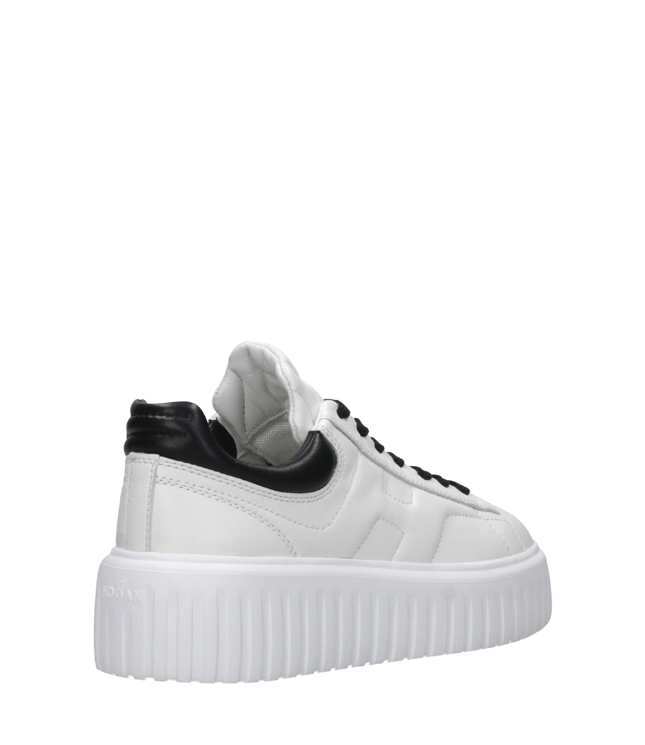 Hogan | Sneakers H-Stripes Allacciato Bianco e Nero