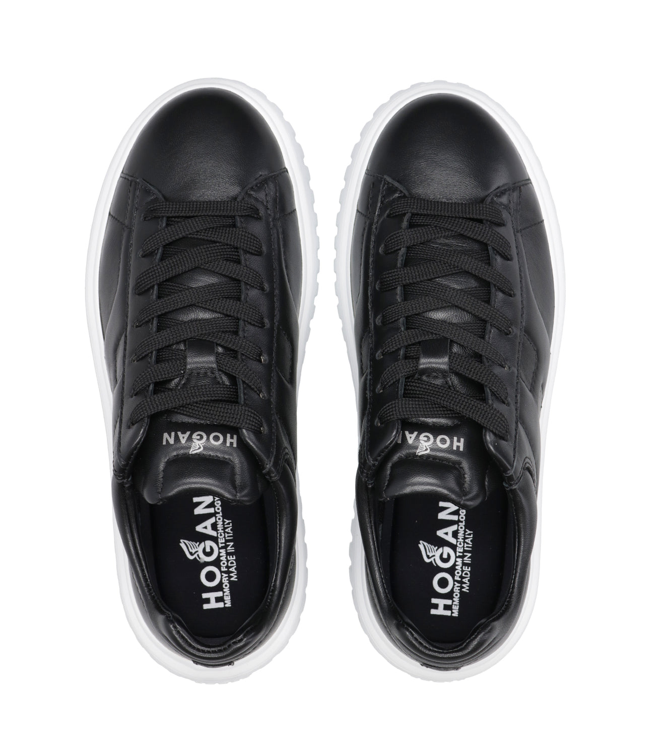 Hogan | Sneakers H-Stripes Allacciato Nera