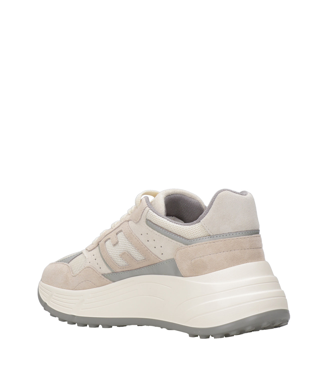 Hogan | Sneakers H669 Allacciato H Beige e Grigio