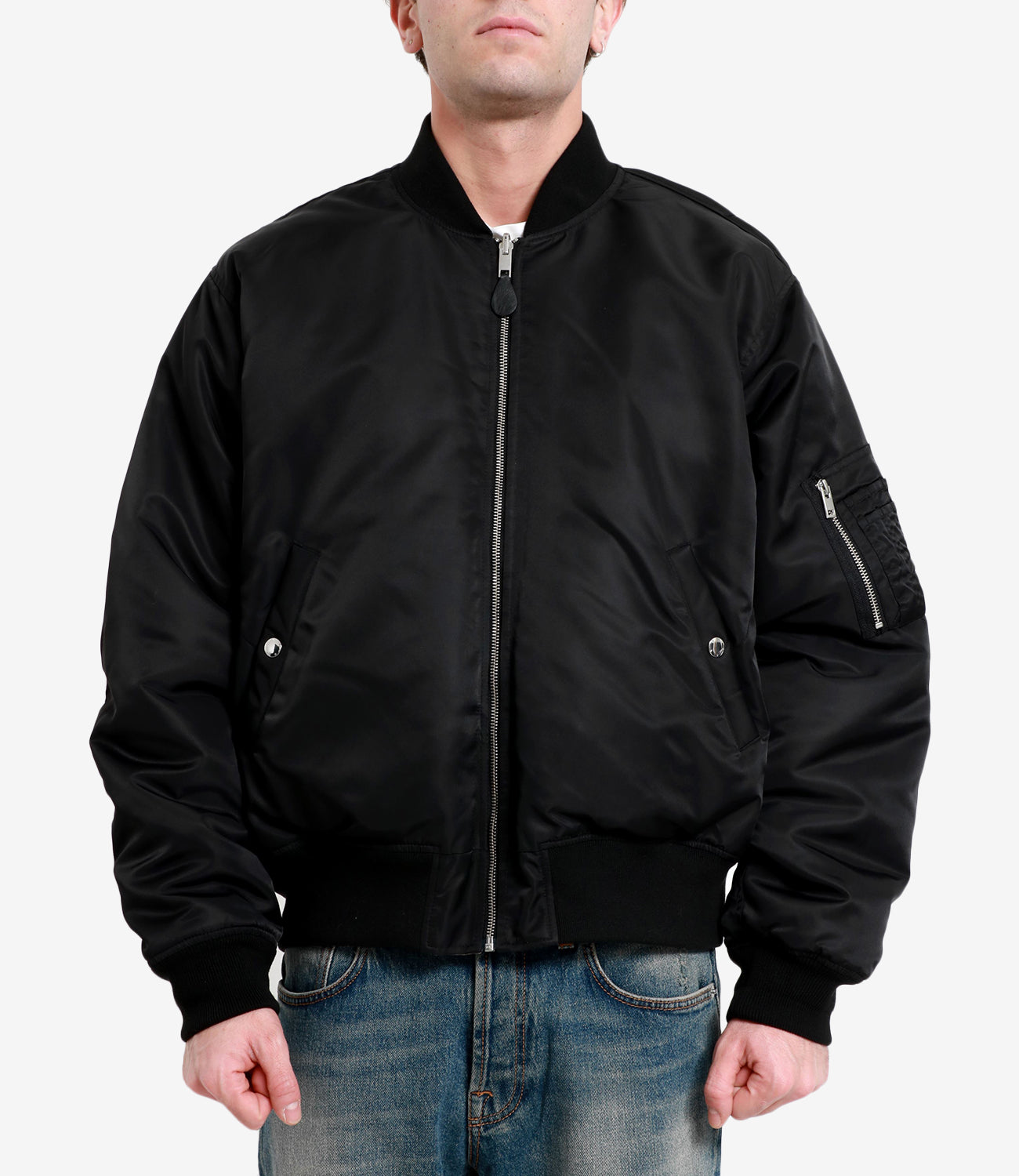 Hogan | Black and Military Green Bomber Jacket