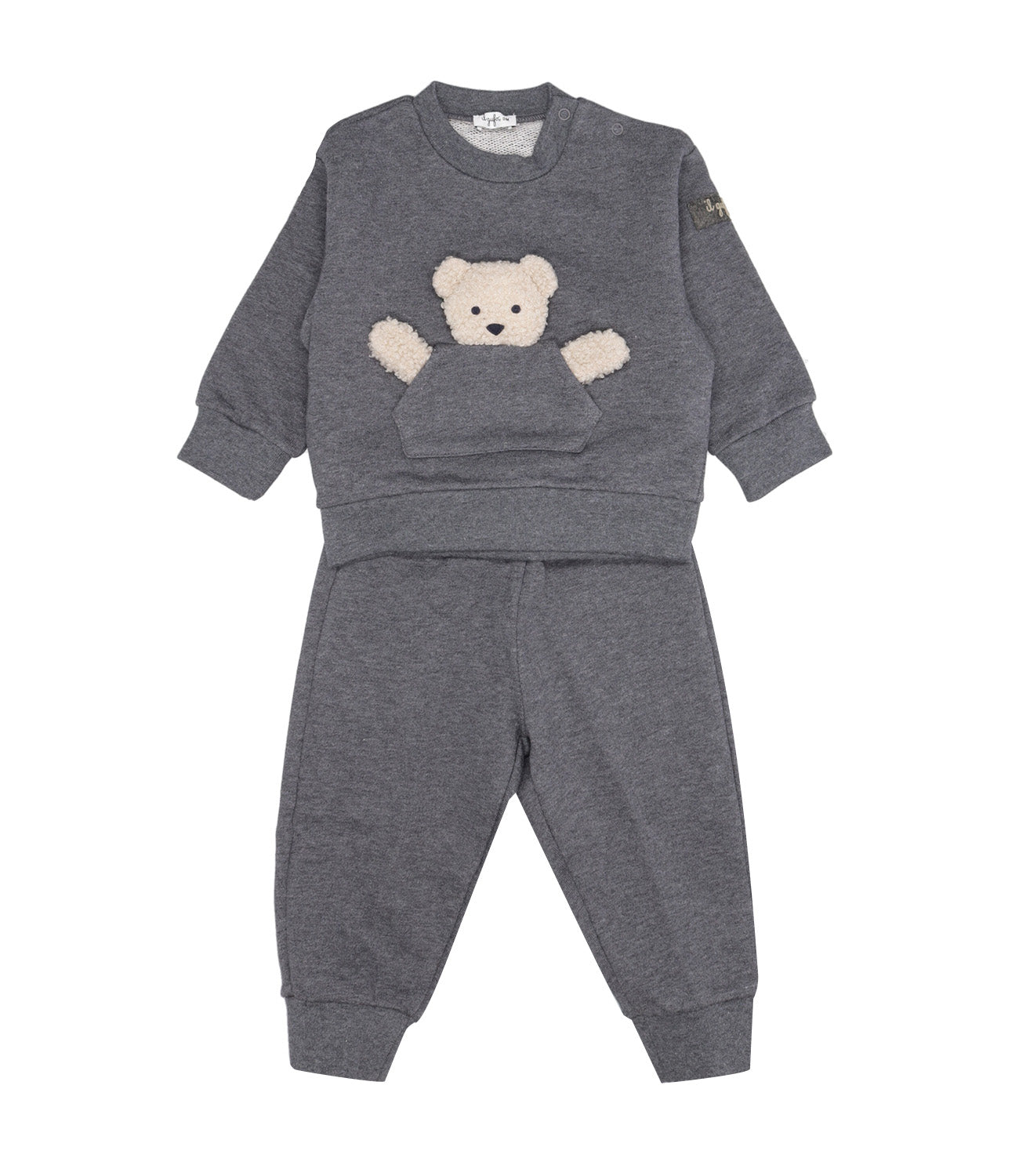 Il Gufo | Set Felpa e Pantalone Grigio antracite