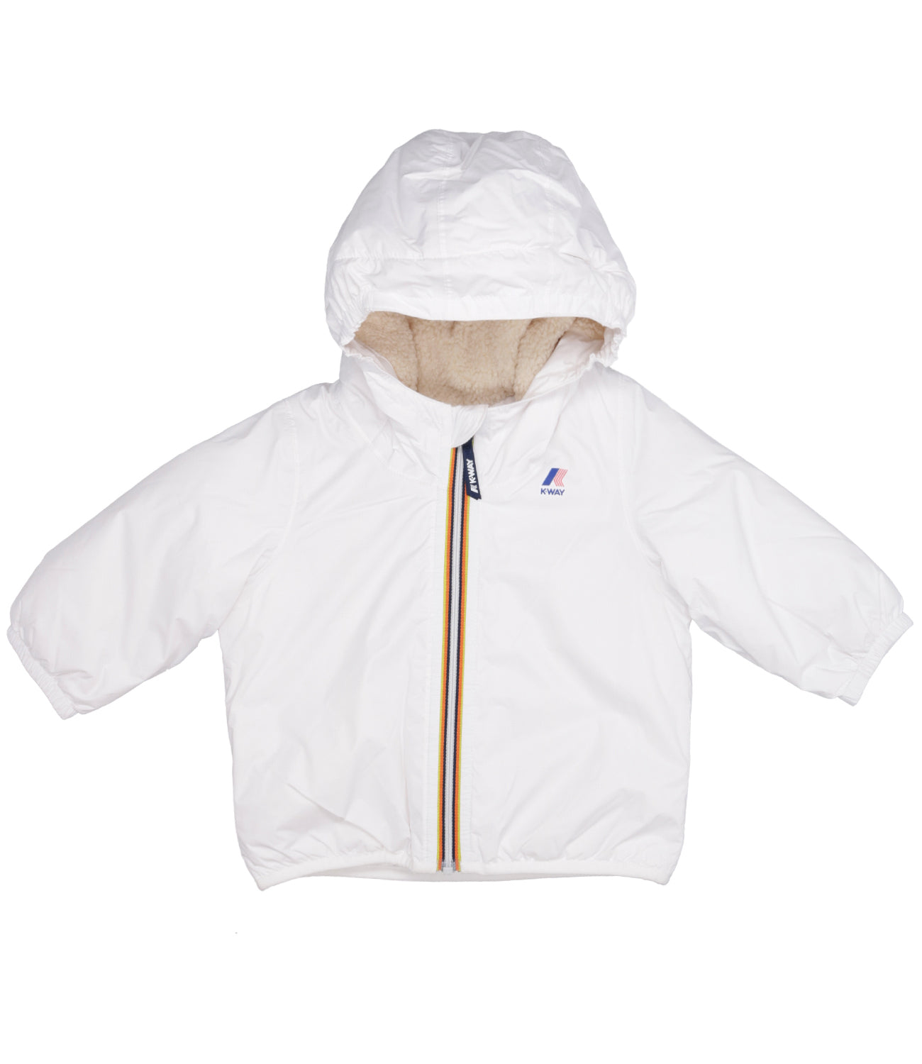 K-Way Kids | Jacket E. Le Vrai 3.0 Claudine Bear White and Ecru