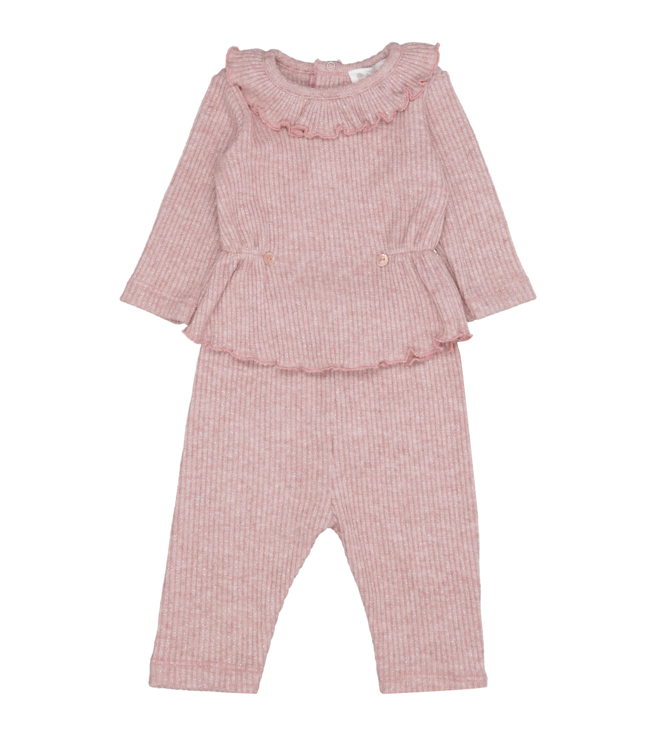 Lalalù | Antique Pink Sweater and Pant Set