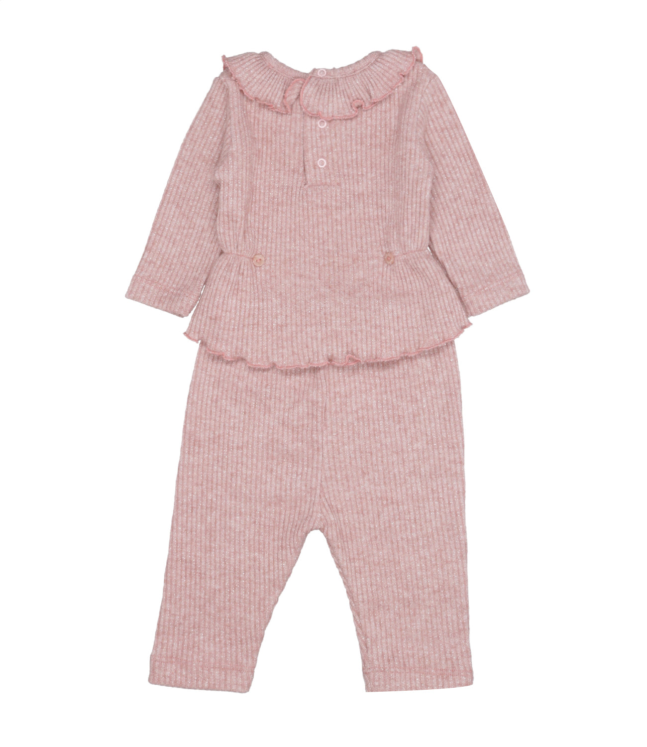 Lalalù | Antique Pink Sweater and Pant Set