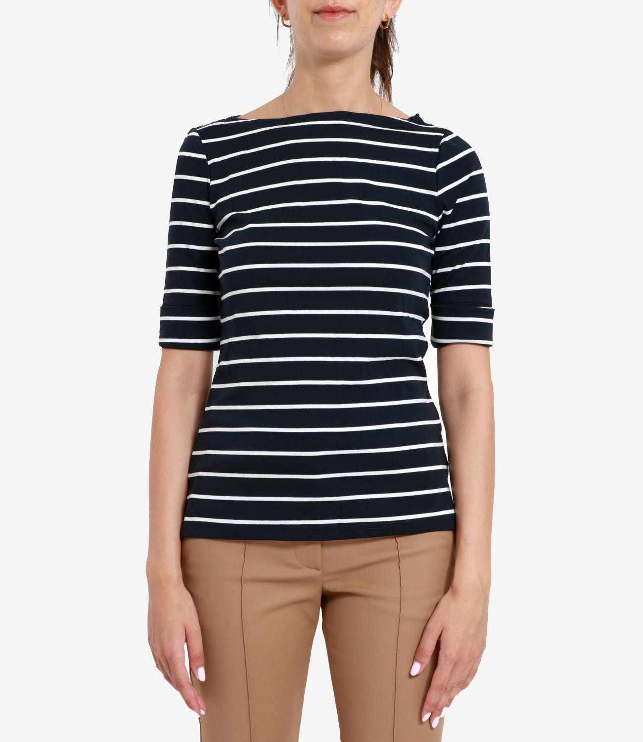 Lauren Ralph Lauren | T-Shirt Judy Blu navy e Bianco