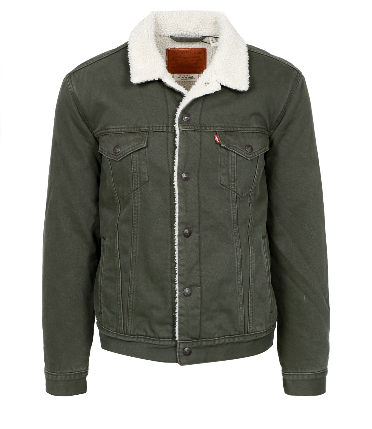 Levis | Jacket Type 3 Sherpa Denim Military Green