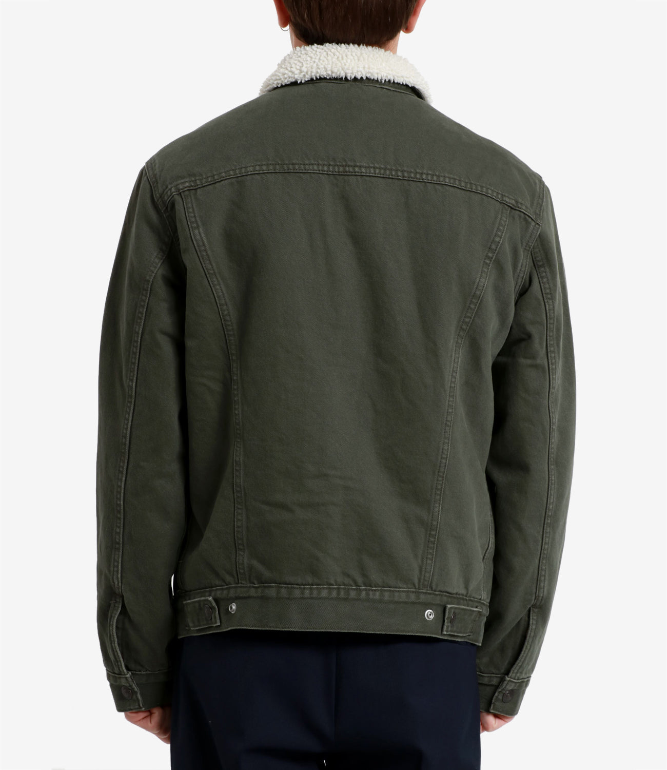 Levis | Jacket Type 3 Sherpa Denim Military Green