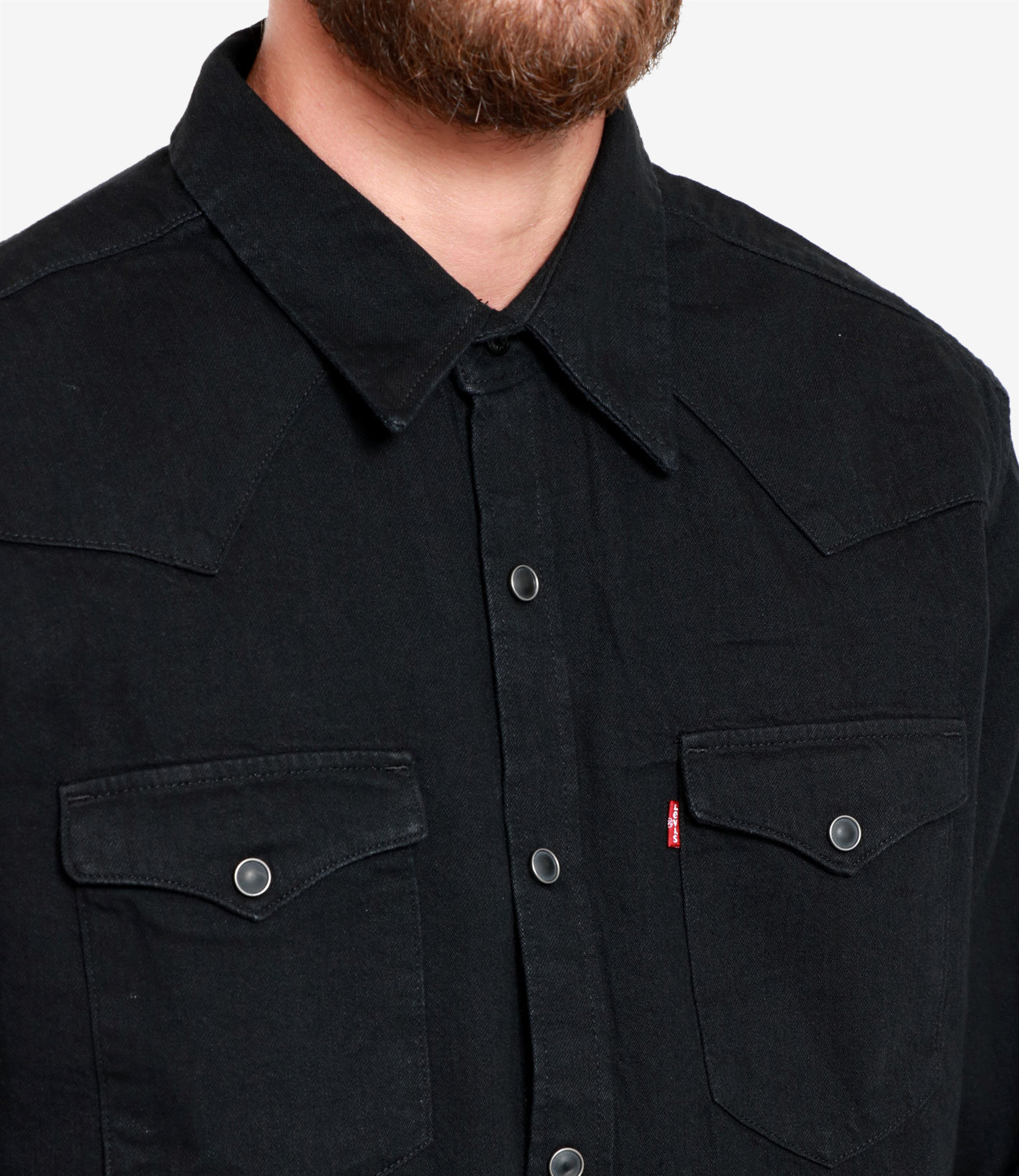 Levis | Camicia Boston Western Standard Denim Nero