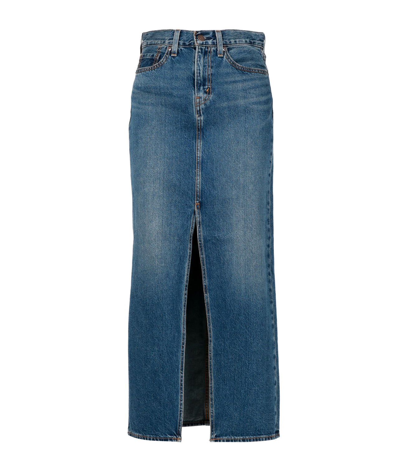 Levis | Gonna Ankle Column Skirt Denim