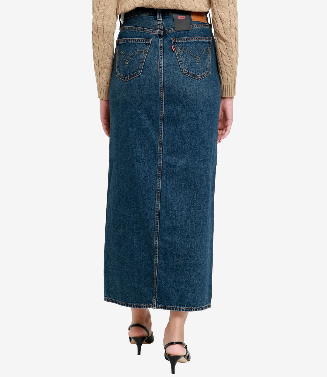 Levis | Gonna Ankle Column Skirt Denim