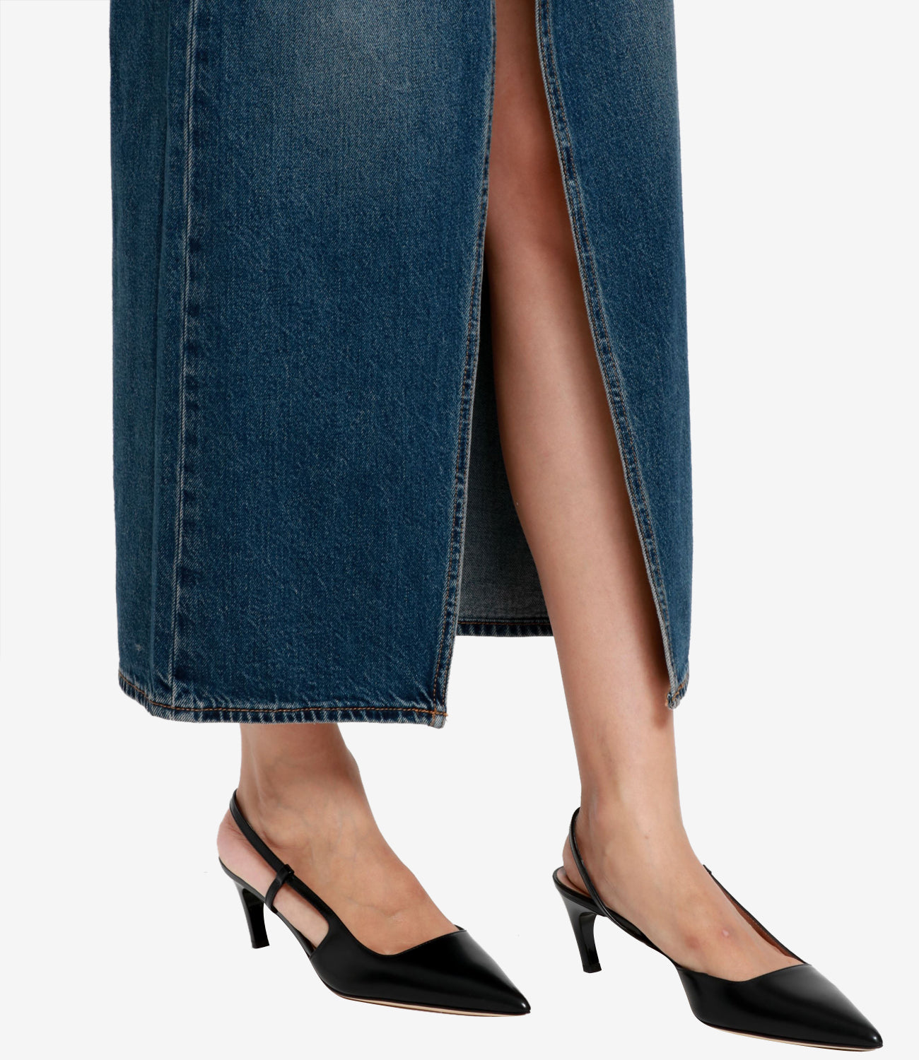 Levis | Gonna Ankle Column Skirt Denim