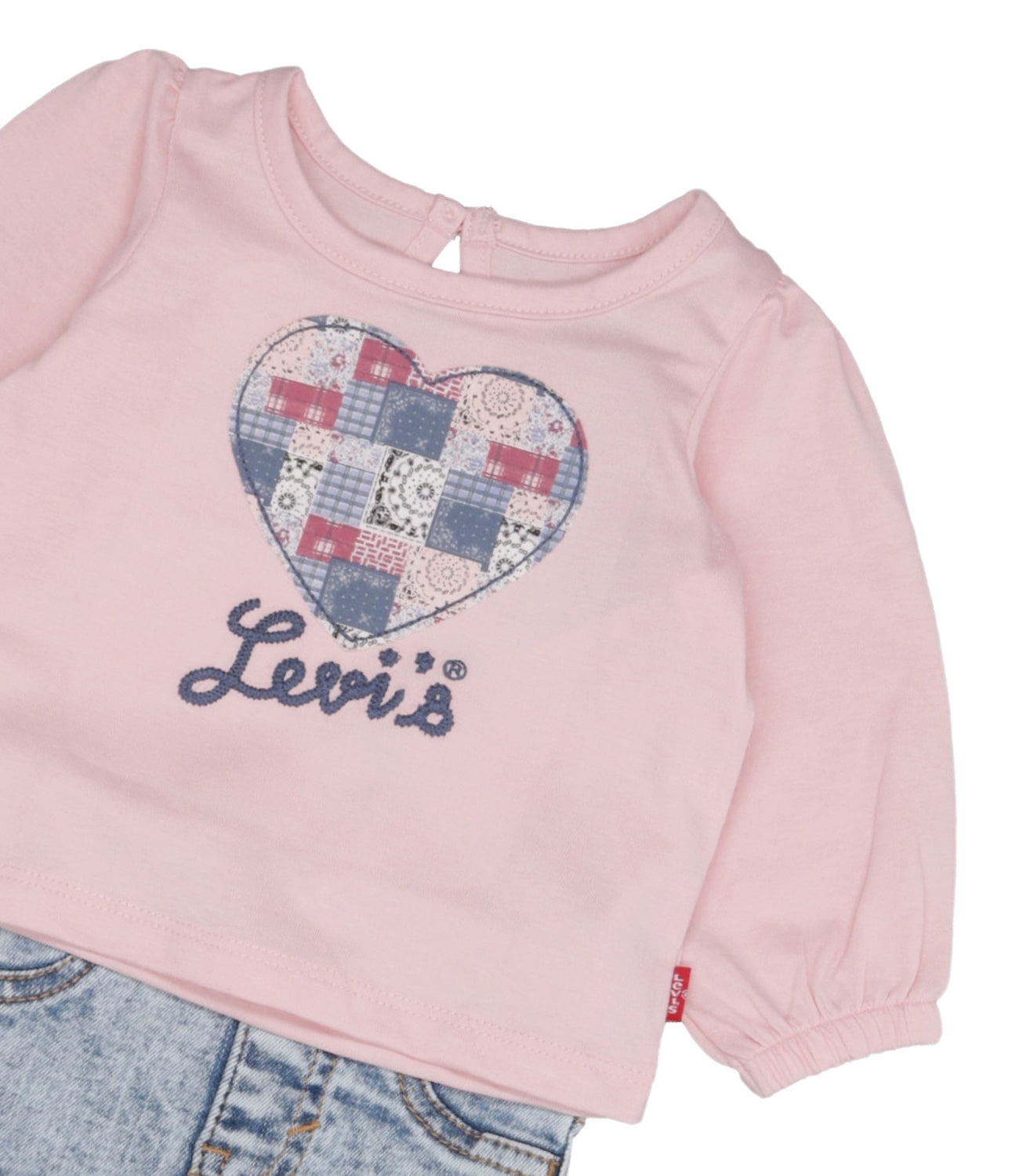 Levis Kids | T-Shirt and Pants Set Orchid and Blue