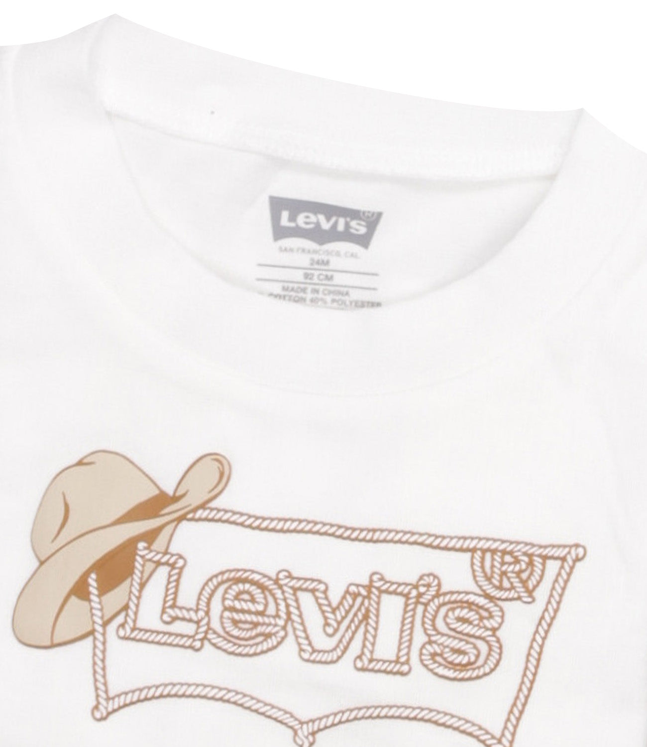 Levis Kids | Denim and White T-Shirt Jacket and Pants Set