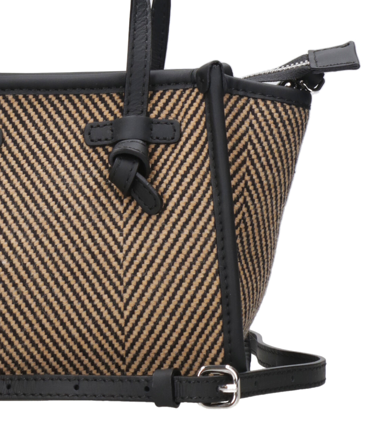 Marcella Club | Black and Rope Bag