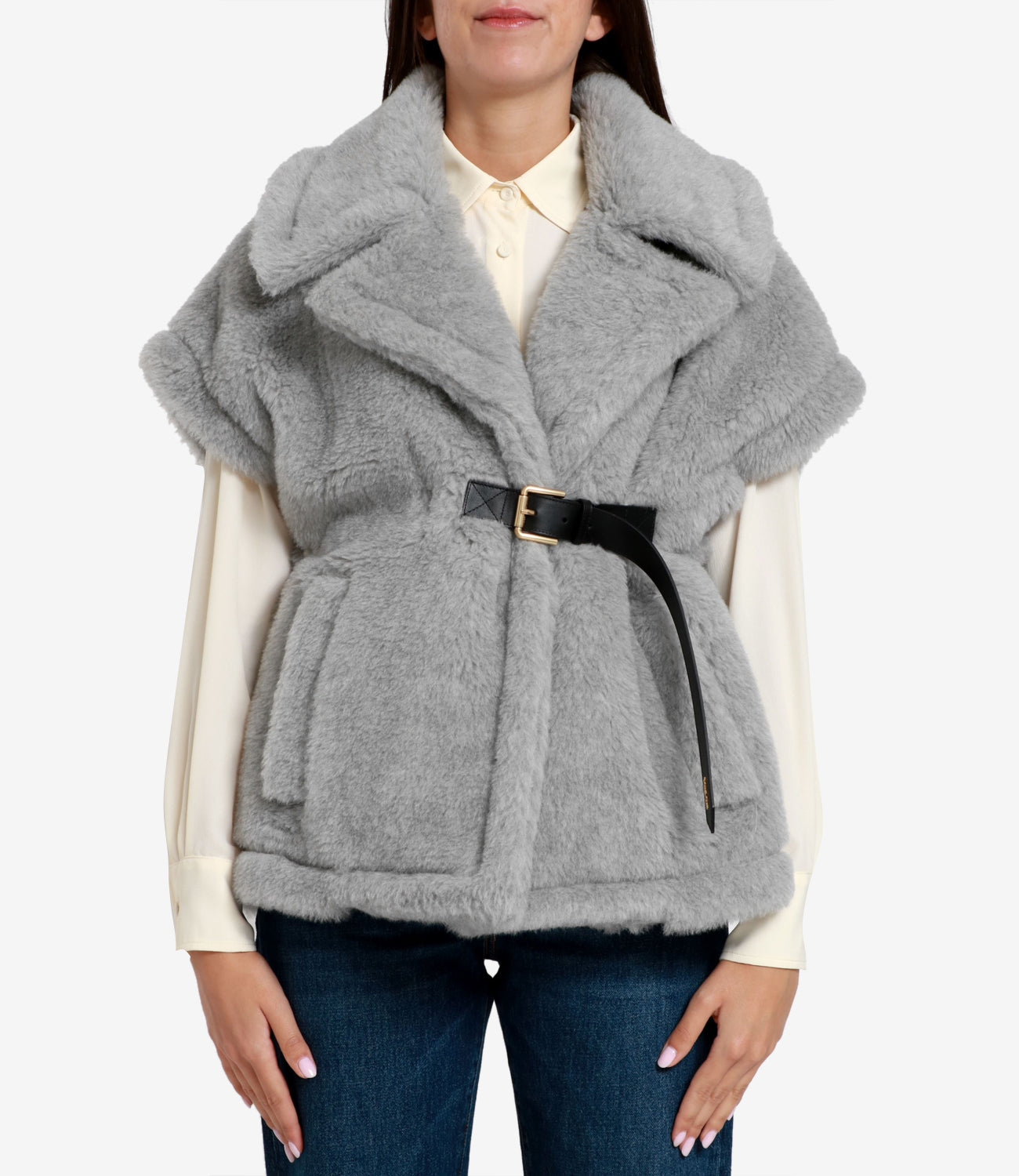 Max Mara | Gilet Newabavo2 Grigio chiaro