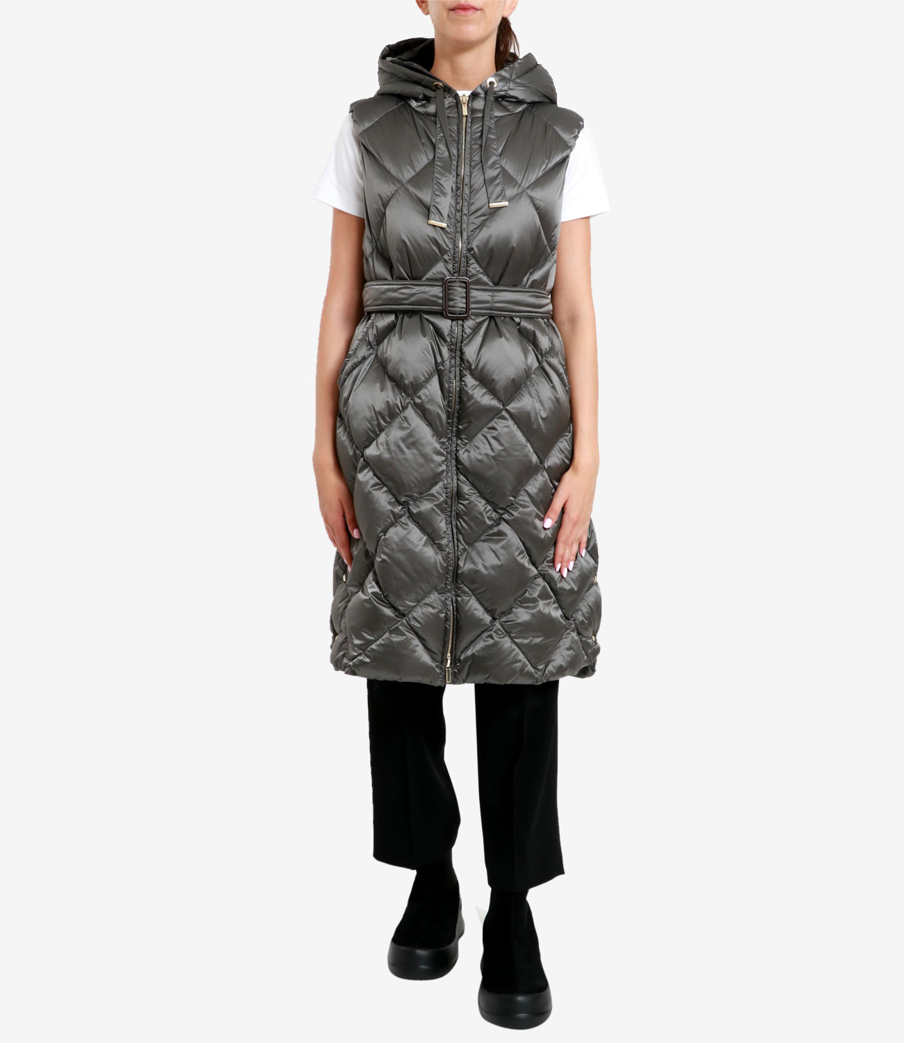 Max Mara The Cube | Gilet Tregil Grigio antracite