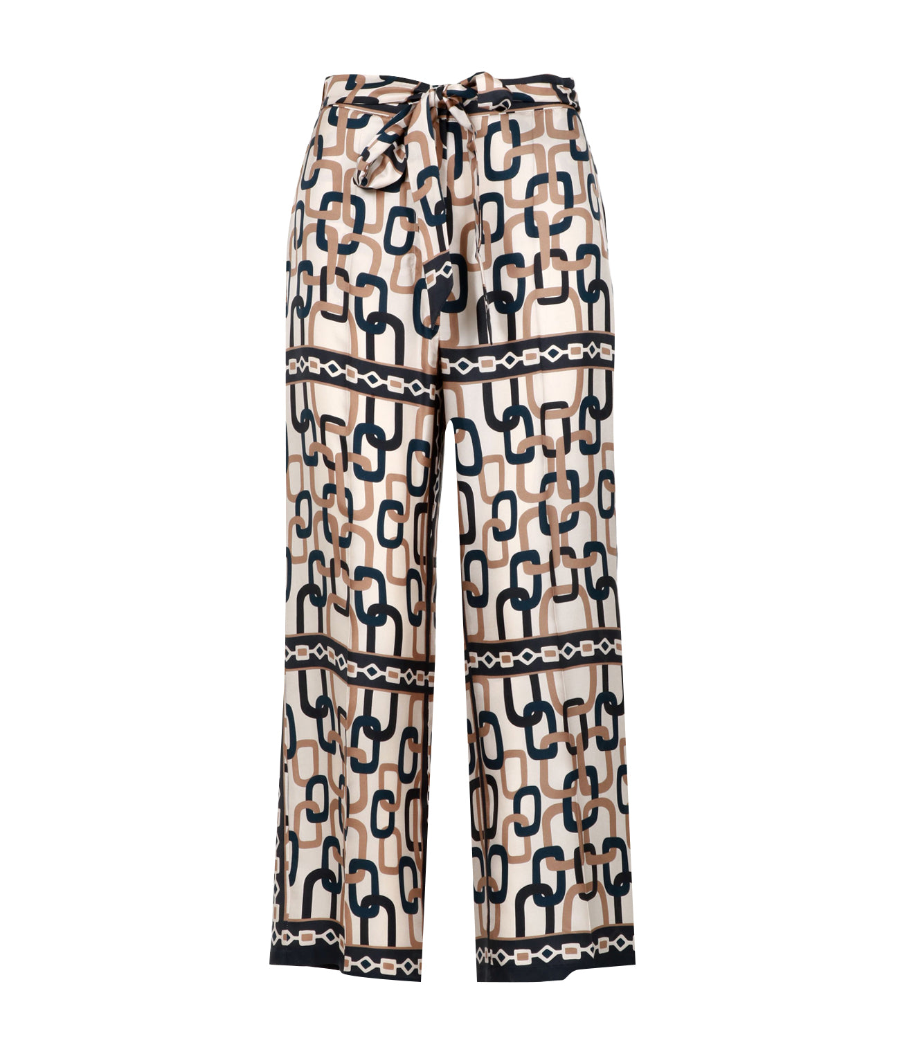 Max Mara Timeless | Brina Trousers Beige and Blue