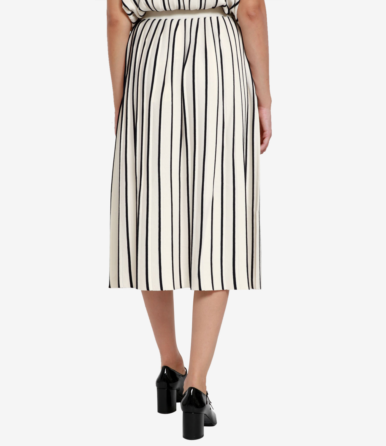 Max Mara Weekend | White and Blue Finance Skirt