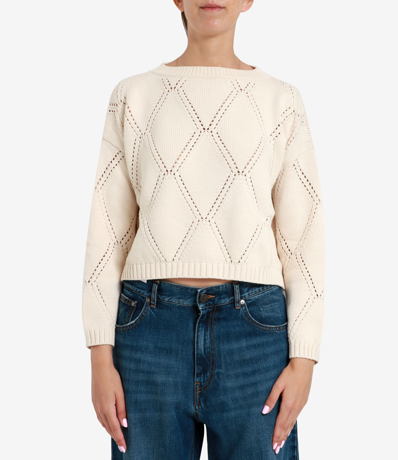 Max Mara Weekend | Sweater Abbozzi Ecru