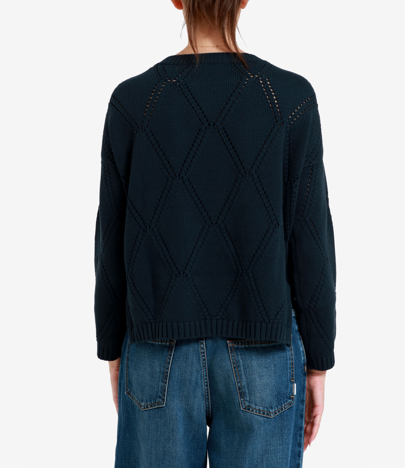 Max Mara Weekend | Maglia Abbozzi Blu navy