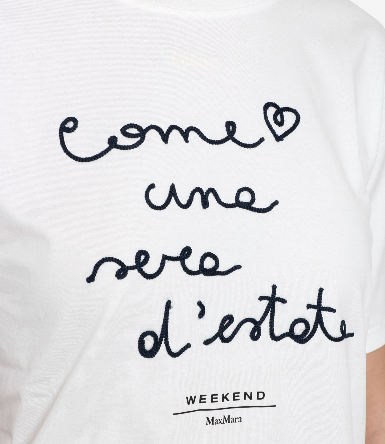 Max Mara Weekend | T-Shirt Barbano Bianco e Blu