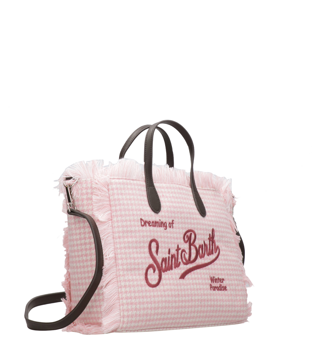 MC2 Saint Barth | Colette White and Pink Bag