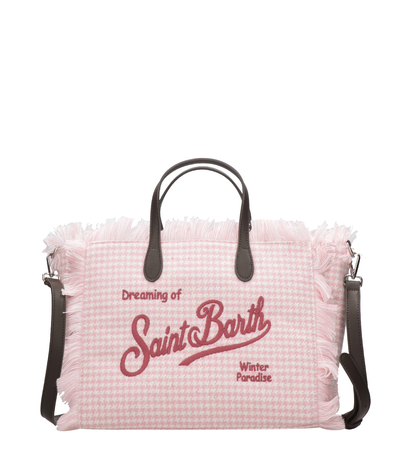 MC2 Saint Barth | Colette White and Pink Bag