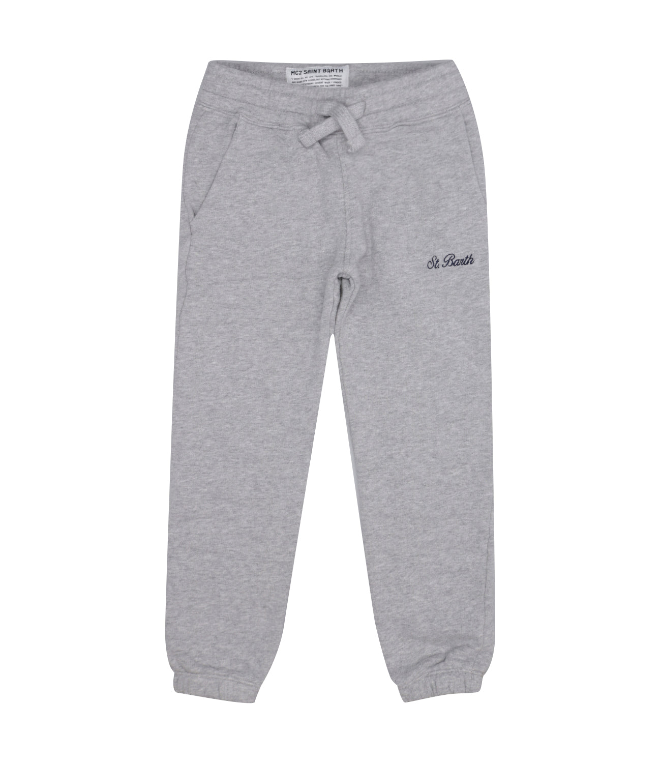 MC2 Saint Barth Kids | Bolt Grey Sport Pants