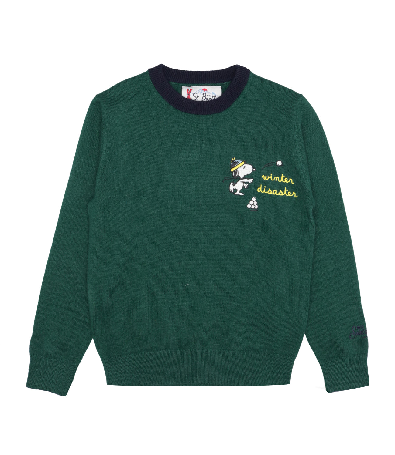 MC2 Saint Barth Kids | Maglia Douglas Light Verde scuro