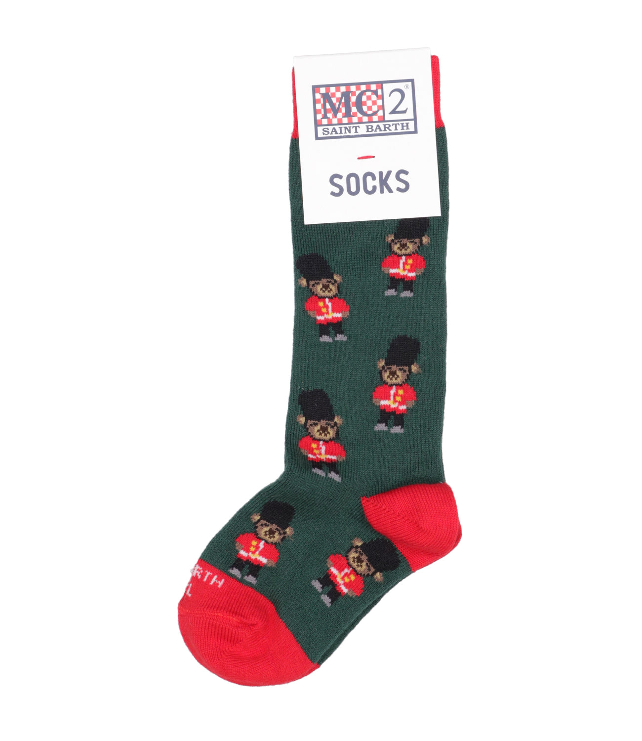 MC2 Saint Barth Kids | Socks Green and Red