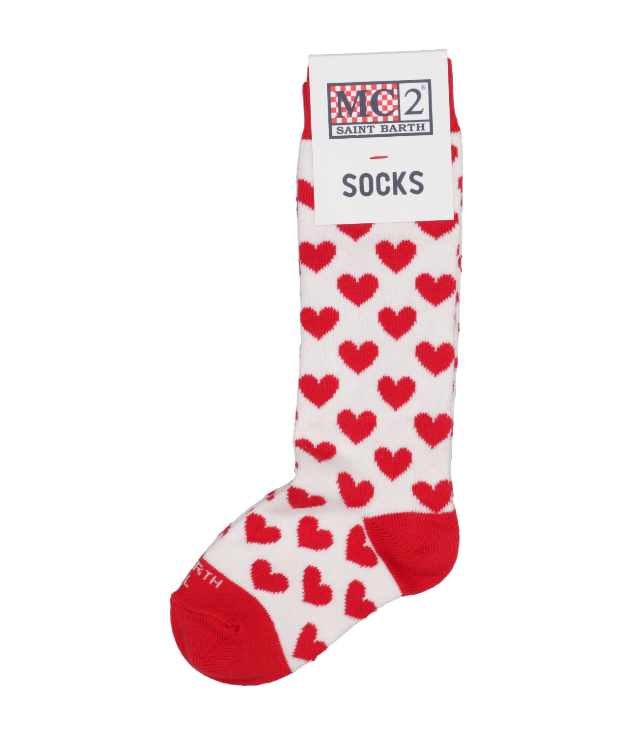 MC2 Saint Barth Kids | Red and White Socks